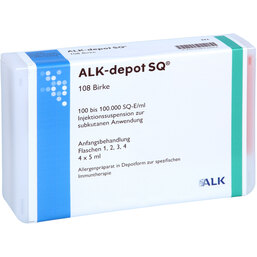 Abbildung: Alk Depot SQ 108 Birke AF 4X5 ml, Injektionssuspension PZN 03872657