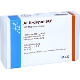 Abbildung: Alk Depot SQ 510 Milbenmix A 4X5 ml, Injektionssuspension PZN 03872746
