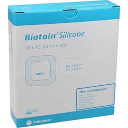 Abbildung: Biatain Silicone Schaumverband 10x10 cm 10 St, Verband PZN 03879292