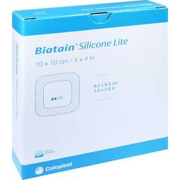 Abbildung: Biatain Silicone Lite Schaumverband 10x10 cm 10 St, Verband PZN 03880697