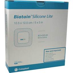 Abbildung: Biatain Silicone Lite Schaumverband 12,5x12,5 cm 10 St, Verband PZN 03880705