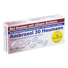 Abbildung: Ambroxol 30 Heumann Tabletten Tabletten, 20 St PZN 03882118