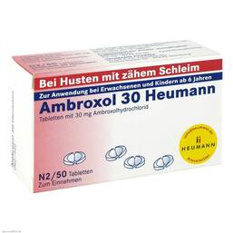 Abbildung: Ambroxol 30 Heumann Tabletten Tabletten, 50 St PZN 03882124