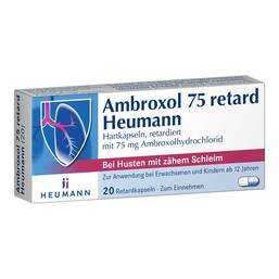 Abbildung: Ambroxol 75 retard Heumann Kapseln Retard-Kapseln, 20 St PZN 03882147