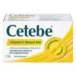 Abbildung: Cetebe Vitamin C Retardkapseln Hartkapseln, 60 St PZN 03884287