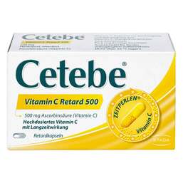 Abbildung: Cetebe Vitamin C Retardkapseln Hartkapseln, 120 St PZN 03884301