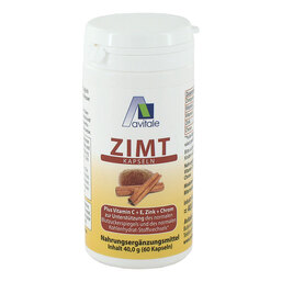 Abbildung: Zimt Kapseln 500 mg + Vitami Kapseln, 60 St PZN 03884666