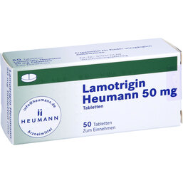 Abbildung: Lamotrigin Heumann 50 mg Tabletten 50 St, Tabletten PZN 03886174