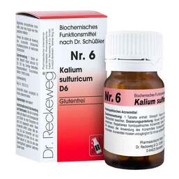 Abbildung: Biochemie 6 Kalium sulfuricum D 6 Tabletten Tabletten, 200 St PZN 03886613
