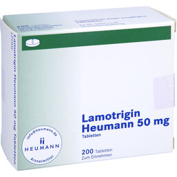 Abbildung: Lamotrigin Heumann 50 mg Tabletten 200 St, Tabletten PZN 03888150