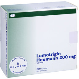 Abbildung: Lamotrigin Heumann 200 mg Tabletten 200 St, Tabletten PZN 03890572