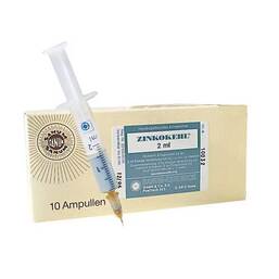 Abbildung: Zinkokehl Ampullen D 4 10X2 ml, Ampullen PZN 03890980