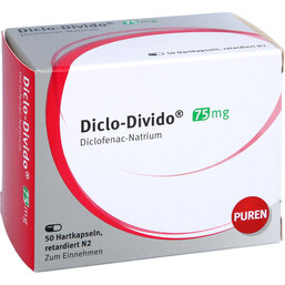 Abbildung: Diclo Divido Retardkapseln 50 St, Retard-Kapseln PZN 03892571