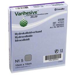 Abbildung: Varihesive extra dünn 10x10 cm Hkv hydroaktiv 5 St PZN 03892654