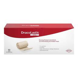 Abbildung: Dracolastic Idealbinde kräftig 6cm lose hautfarben 10 St, Binden PZN 03895196
