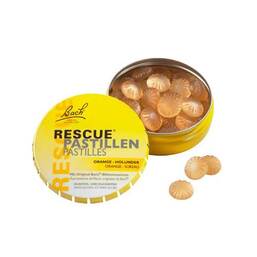 Abbildung: Bach Original Rescue Pastillen Orange Holunder Pastillen, 50 g PZN 03912799