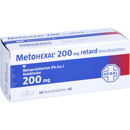 Abbildung: Metohexal 200 retard Tabletten 50 St, Retard-Tabletten PZN 03913072