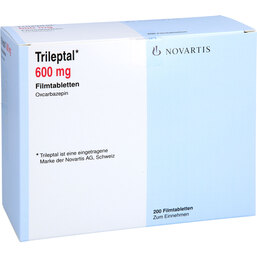 Abbildung: Trileptal 600 mg Filmtablett 200 St, Filmtabletten PZN 03913652
