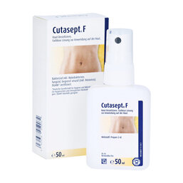 Abbildung: Cutasept F Hautdesinfiziens Lösung, 50 ml PZN 03917265