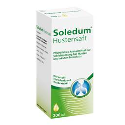 Abbildung: Soledum Hustensaft Saft, 200 ml PZN 03920072
