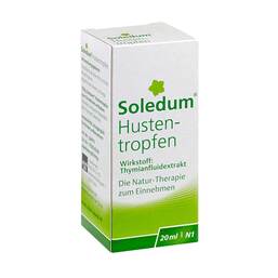 Abbildung: Soledum Hustentropfen Tropfen, 20 ml PZN 03920089