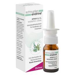 Abbildung: Schnupfen Endrine 0,1% Nasenspray Nasenspray, 10 ml PZN 03925052