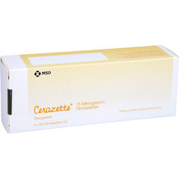 Abbildung: Cerazette Filmtabletten 3X28 St, Filmtabletten PZN 03927329