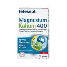 Abbildung: Tetesept Magnesium Kalium 400 Tabletten Tabletten, 30 St PZN 03933011