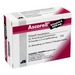 Abbildung: Ascorell Injektionslösung Injektionslösung, 10X5 ml PZN 03935547
