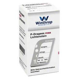 Abbildung: P Dragees rosa 100 St, Überzogene Tabletten PZN 03935599
