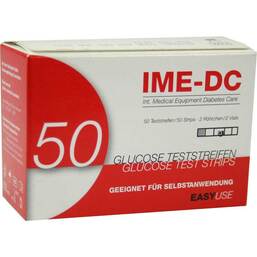 Abbildung: Ime DC Blutzuckerteststreife Teststreifen, 50 St PZN 03941430