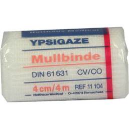 Abbildung: Ypsigaze Mullbinde 4cmx4m Binden, 1 St PZN 03943311