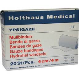 Abbildung: Ypsigaze Mullbinde 4cmx4m Binden, 20 St PZN 03943363