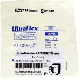 Abbildung: Urinal Kondom latexfrei 36 mm 1 St PZN 03947094