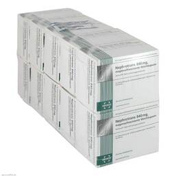 Abbildung: Nephrotrans 840 mg magensaftresistente Kapseln 500 St, Kapseln magensaftresistent PZN 03956845