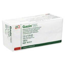 Abbildung: Gazin Kompressen 7,5x7,5cm 1 100 St, Kompressen PZN 03959476