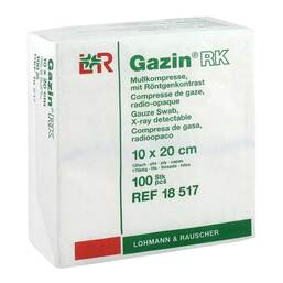 Abbildung: Gazin Kompressen 10x20cm 12f 100 St, Kompressen PZN 03959542