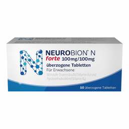 Abbildung: Neurobion N forte überzogene Tabletten Überzogene Tabletten, 50 St PZN 03962337
