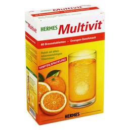 Abbildung: Hermes Multivit Brausetabletten Brausetabletten, 60 St PZN 03966536