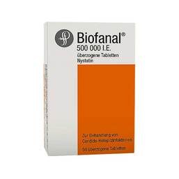 Abbildung: Biofanal überzogene Tabletten Überzogene Tabletten, 50 St PZN 03967174
