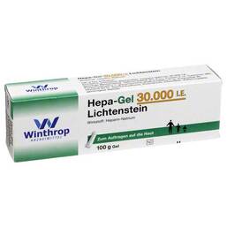Abbildung: Hepa Gel 30.000 I.E. Lichtenstein 100 g, Gel PZN 03970213