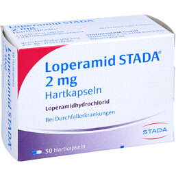 Abbildung: Loperamid STADA 2 mg Hartkapseln 50 St, Hartkapseln PZN 03970696