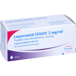 Abbildung: Loperamid STADA 2 mg / ml Tropfen zum Einnehmen 20 ml, Lösung PZN 03970727