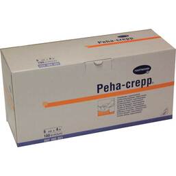 Abbildung: Peha Crepp Fixierbinde 6 cm x 4 m comp.verpackt 100 St, Binden PZN 03993556