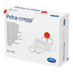 Abbildung: Peha Crepp Fixierbinde 8 cm x 4 m comp.verpackt 100 St, Binden PZN 03993562