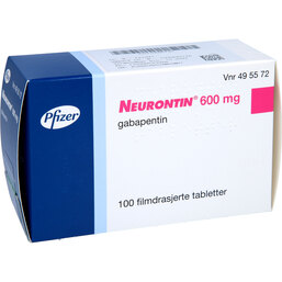 Abbildung: Neurontin 600 mg Filmtabletten 100 St, Filmtabletten PZN 03995733