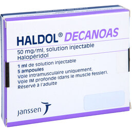 Abbildung: Haldol decanoas Ampullen 5X1 ml, Injektionslösung PZN 03996112