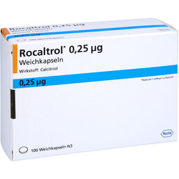 Abbildung: Rocaltrol 0,25 µg Weichkapseln 100 St, Weichkapseln PZN 03996307