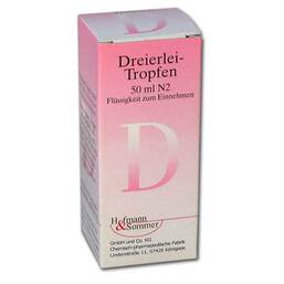 Abbildung: Dreierlei Tropfen Tropfen, 50 ml PZN 04008665