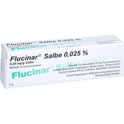 Abbildung: Flucinar Salbe 0,025% 15 g, Salbe PZN 04010975